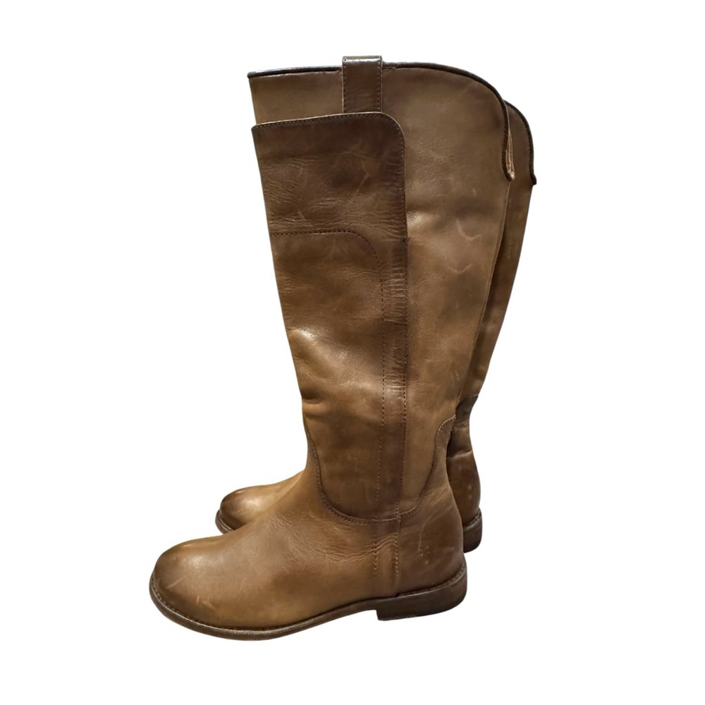 Frye Paige Tall Riding Boots 6 Cognac‎